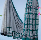 Cotton Bagru Hand Block Printed Saree – Azo Free Dyes
