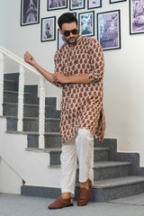 Men's Kurta | Full Sleeve Pure Cotton Ethnic Wear