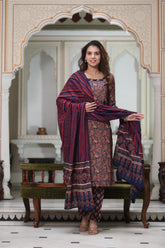 Women's Cotton Suit | Pure Cotton Office Wear Set