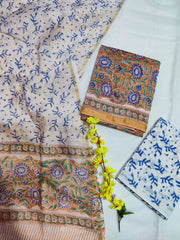 Women's Chanderi Suit | Elegant Party Wear Dress Material