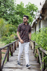 Men's Shirt | Designer Bagru Print Cotton Shirt