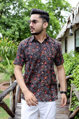 Men's Shirt | Designer Bagru Print Cotton Shirt