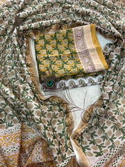 Women's Maheshwari Suit | Artisan Hand Block Printed Suit