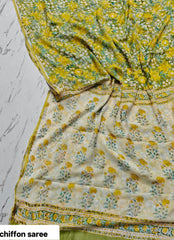 Double Diamond Chiffon Saree β Lightweight Designer Saree with Beautiful Flow