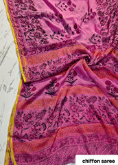 Double Diamond Chiffon Saree β Soft Elegant Party Wear Saree Collection