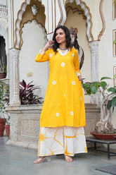 Women's Kurti Palazzo Set | Exclusive Hand Block Printed Collection