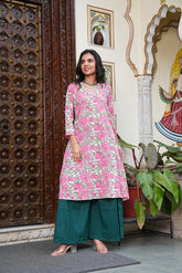 Women's Kurti Palazzo Set | Everyday Cotton Comfort