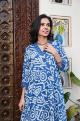 Women's Kurti Palazzo Set | Designer Bagru Print Collection