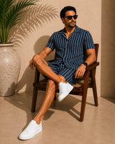 Traditional Hand Block Printed Cotton Co-Ord Set for Men