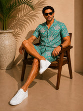 Premium Cotton Shirt & Shorts Co-Ord Set – Hand Block Print