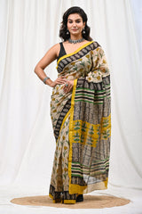 Premium Natural Dye Chanderi Silk Saree