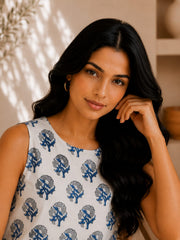 Classic Pure Cotton Handcrafted Co-ord Set