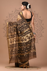Exclusive Hand Block Maheshwari Silk Saree