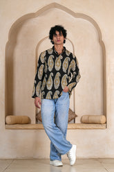 Traditional Hand Block Printed Men's Short Kurta | Premium Cotton