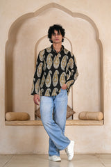 Traditional Hand Block Printed Men's Short Kurta | Premium Cotton