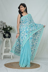 Authentic Rajasthan Hand Block Pure Cotton Saree