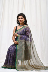 Traditional Chanderi Silk Saree – Natural Dye Handcrafted Elegance