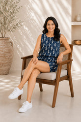 Handmade Block Print Cotton Co-ord Set for Women