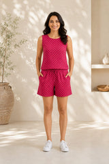 Women's Hand Block Printed Pure Cotton Co-ord Set
