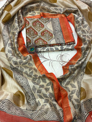 Women's Maheshwari Suit | Elegant Block Printed Collection