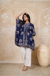 Women's Premium Hand Block Printed Kaftan Co-Ord Set