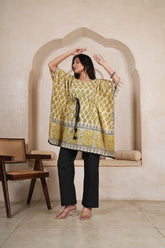 Women's Relaxed Fit Cotton Kaftan Co-Ord Set