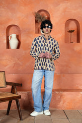 Designer Hand Block Printed Short Kurta