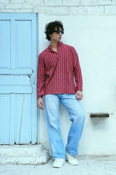 Men's Ethnic Hand Block Print Cotton Kurta