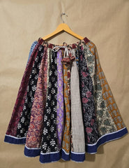 Women's Cotton Short Skirt | Bagru Hand Block Printed