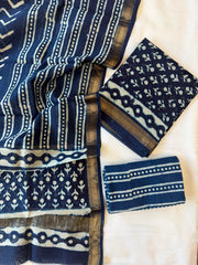 Maheshwari Suit | Bagru Inspired Hand Block Print Suit