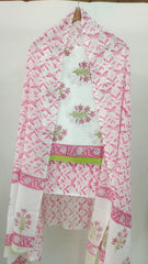 Elegant Cotton Suit with Dupatta