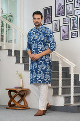 Men's Kurta | Authentic Bagru Hand Block Print Collection