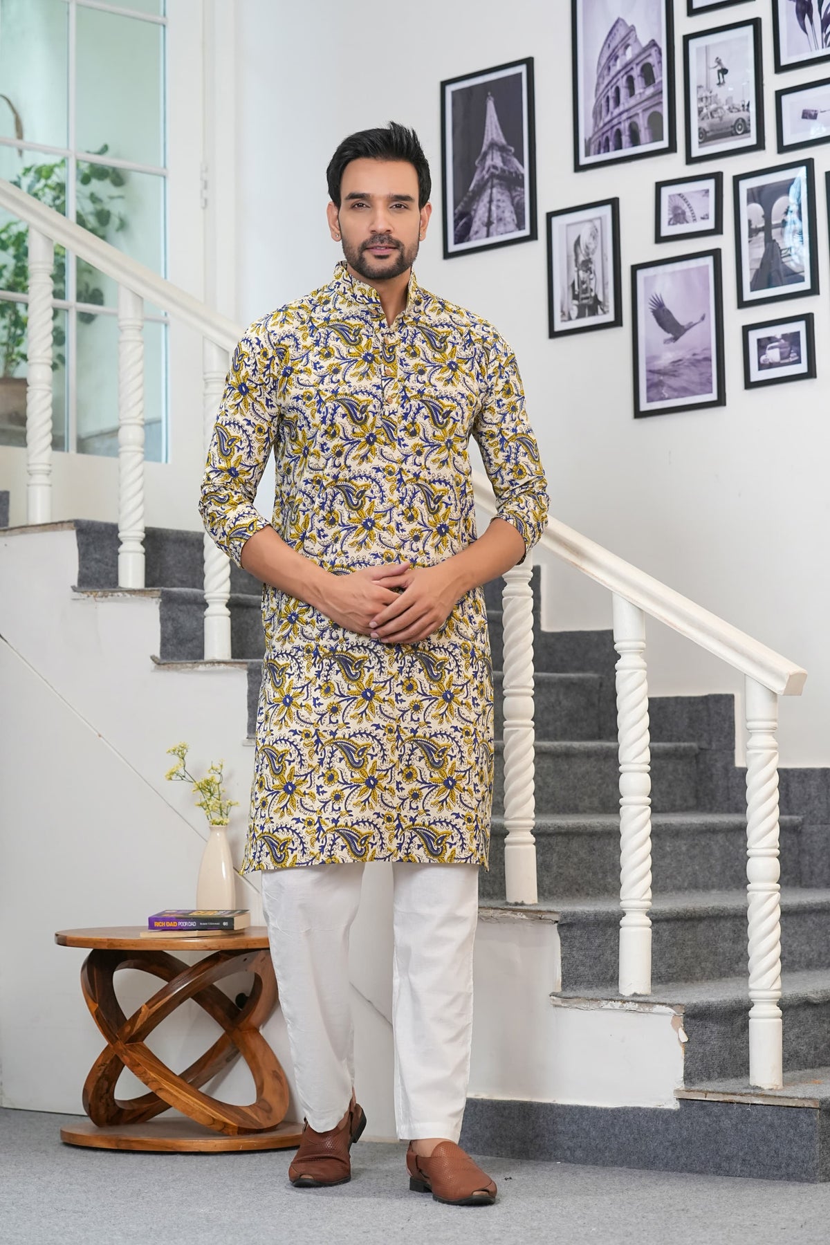 Men's Kurta | Traditional Handcrafted Cotton Kurta