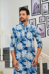 Men's Kurta | Premium Bagru Print Full Sleeve Kurta