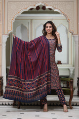 Women's Cotton Suit | Pure Cotton Office Wear Set