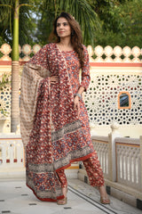 Women's Cotton Suit | Handcrafted Bagru Block Print
