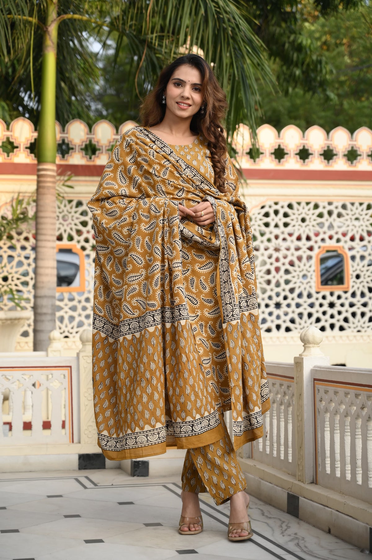 Women's Cotton Suit | Premium Bagru Hand Block Printed
