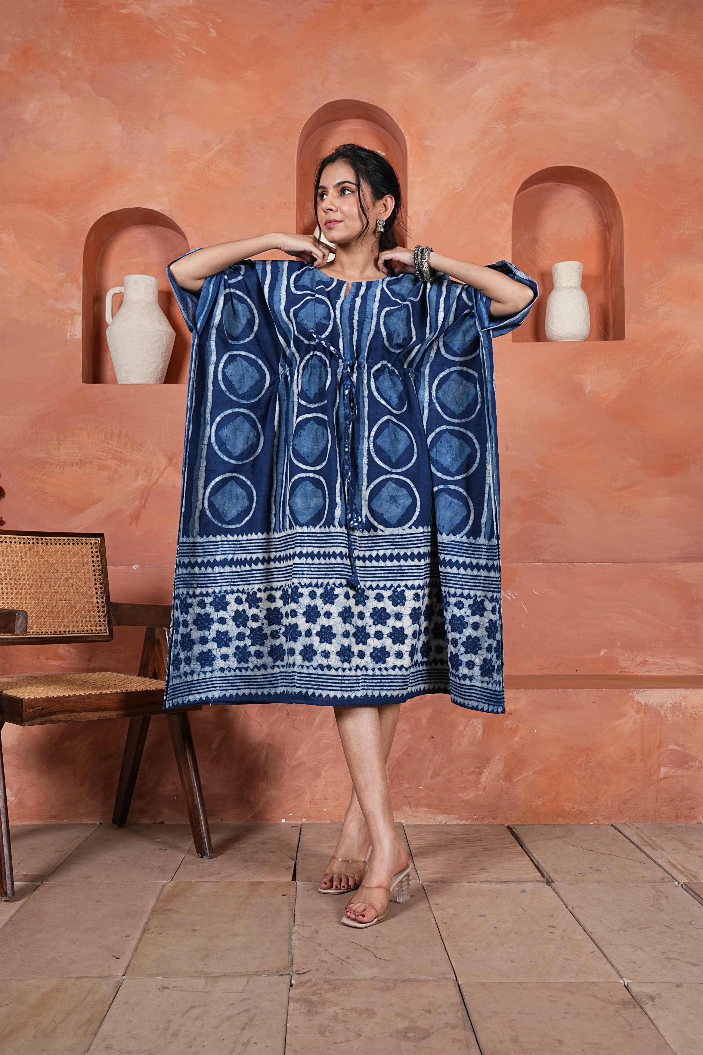 Women's Kaftan | Relaxed Fit Pure Cotton Kaftan