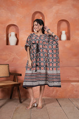 Women's Kaftan | Summer Cotton Medium Kaftan | Free Size