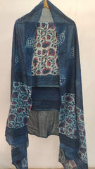 Elegant Ajrakh Printed Cotton Dress Material