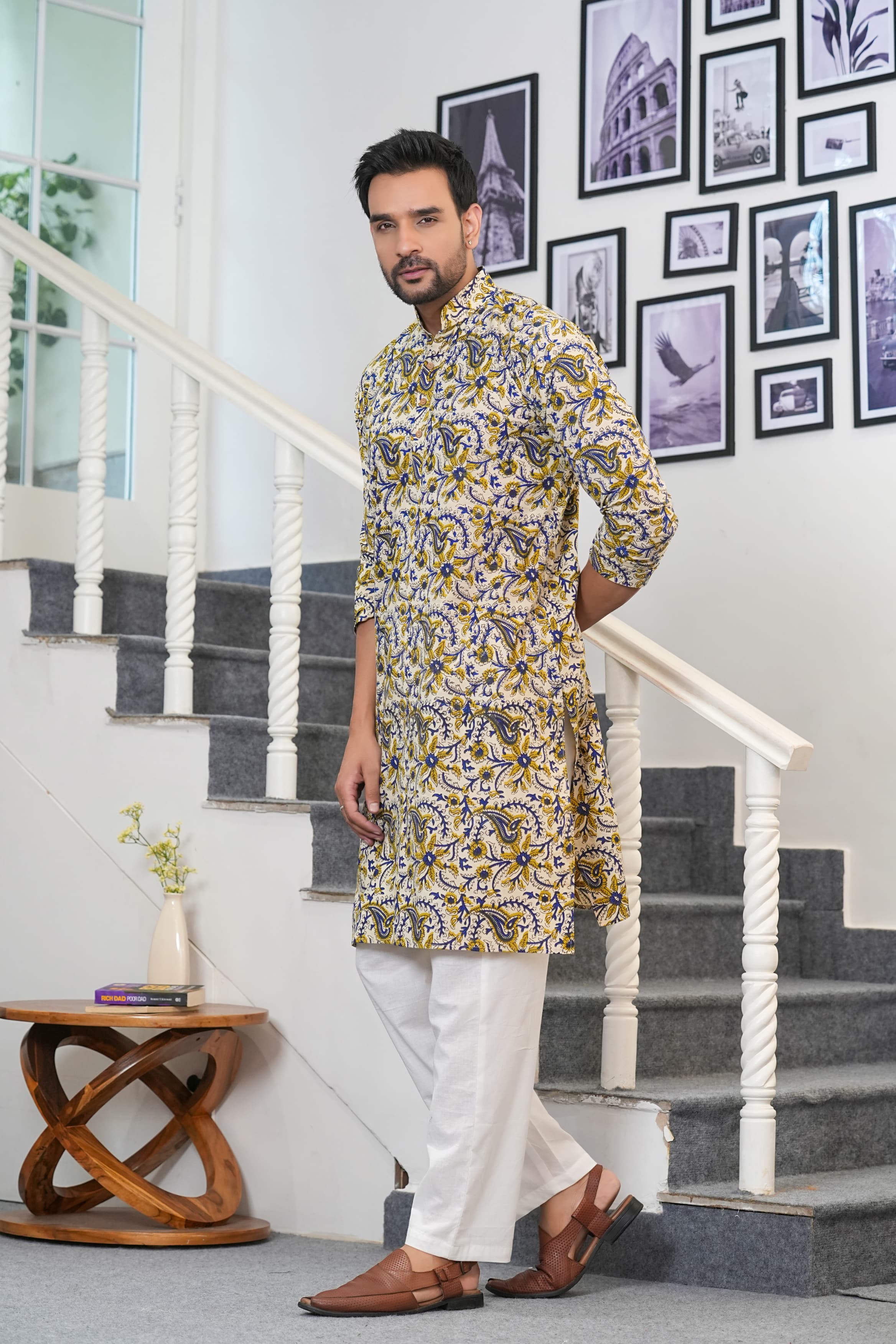 Men's Kurta | Traditional Handcrafted Cotton Kurta