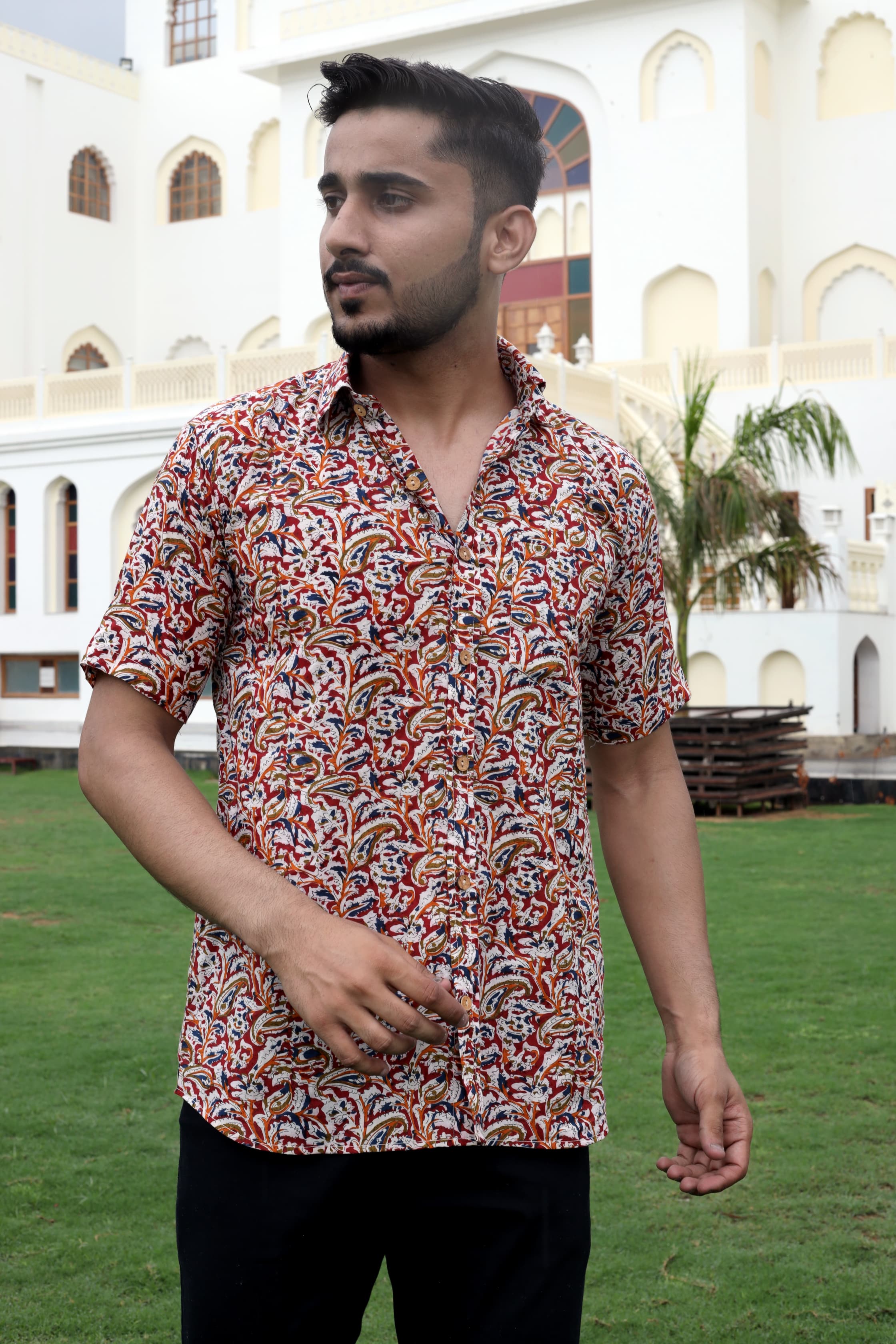 Men's Shirt | Traditional Hand Block Printed Shirt