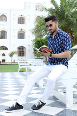 Men's Shirt | Bagru Hand Block Printed Pure Cotton