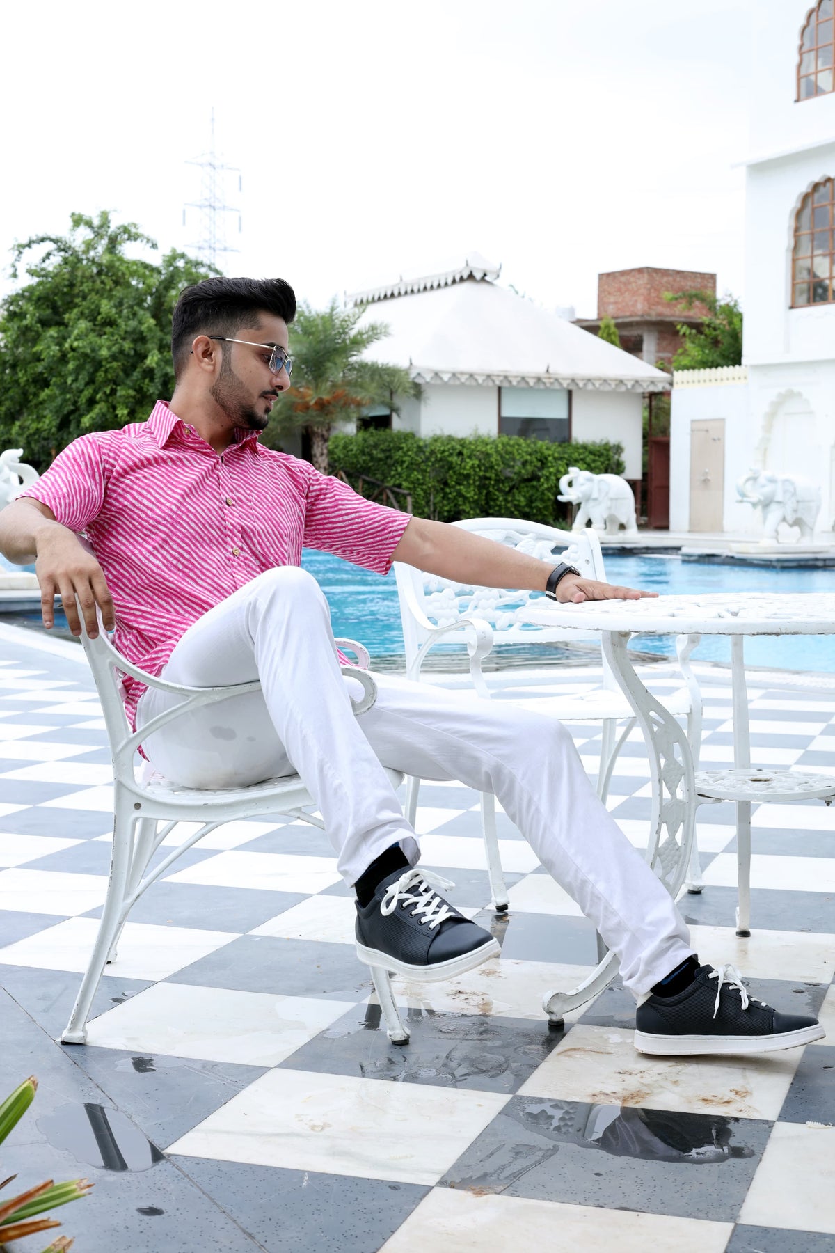 Men's Shirt | Breathable Hand Block Printed Cotton