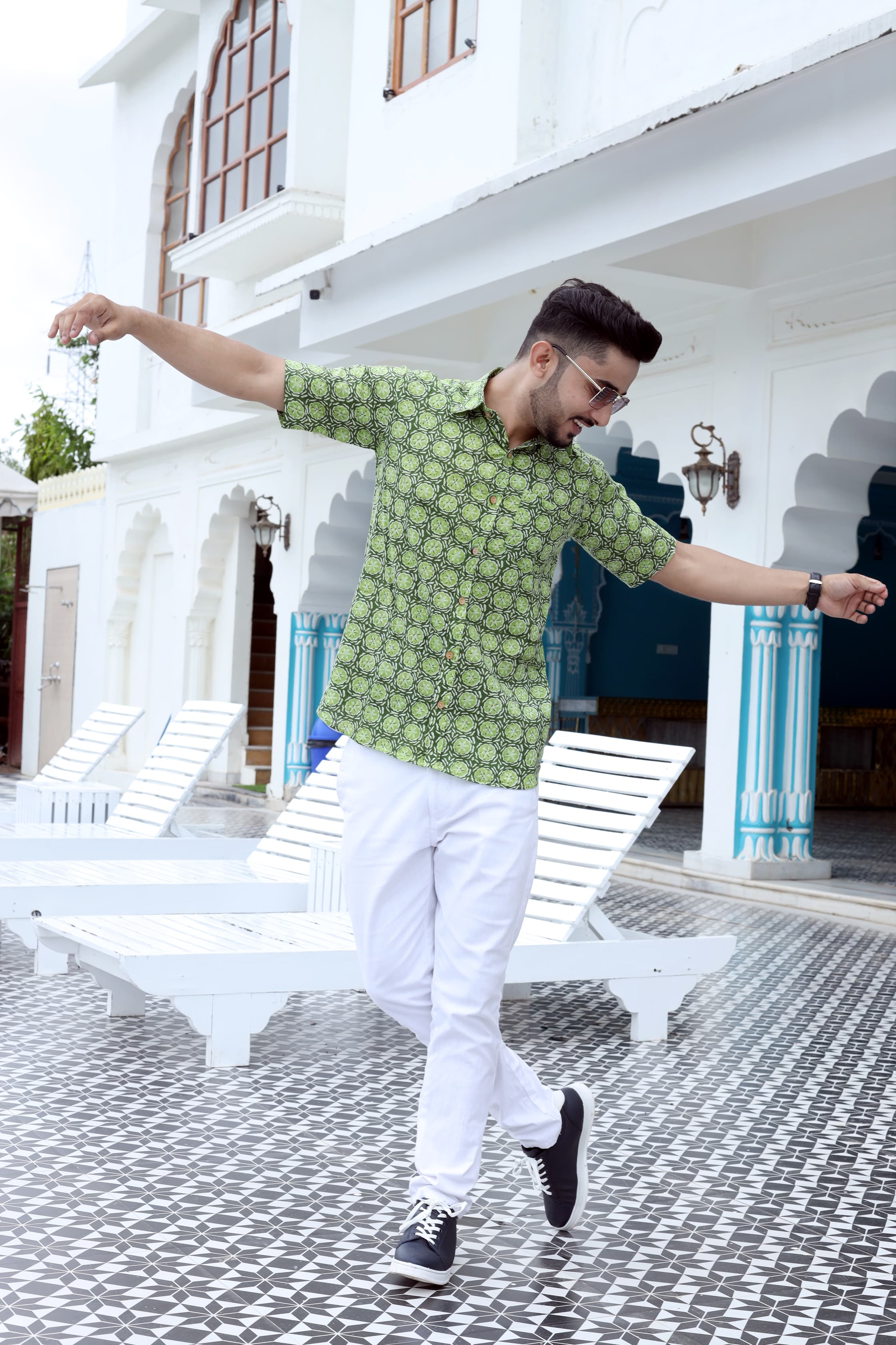 Men's Shirt | Premium Hand Block Printed Cotton Shirt