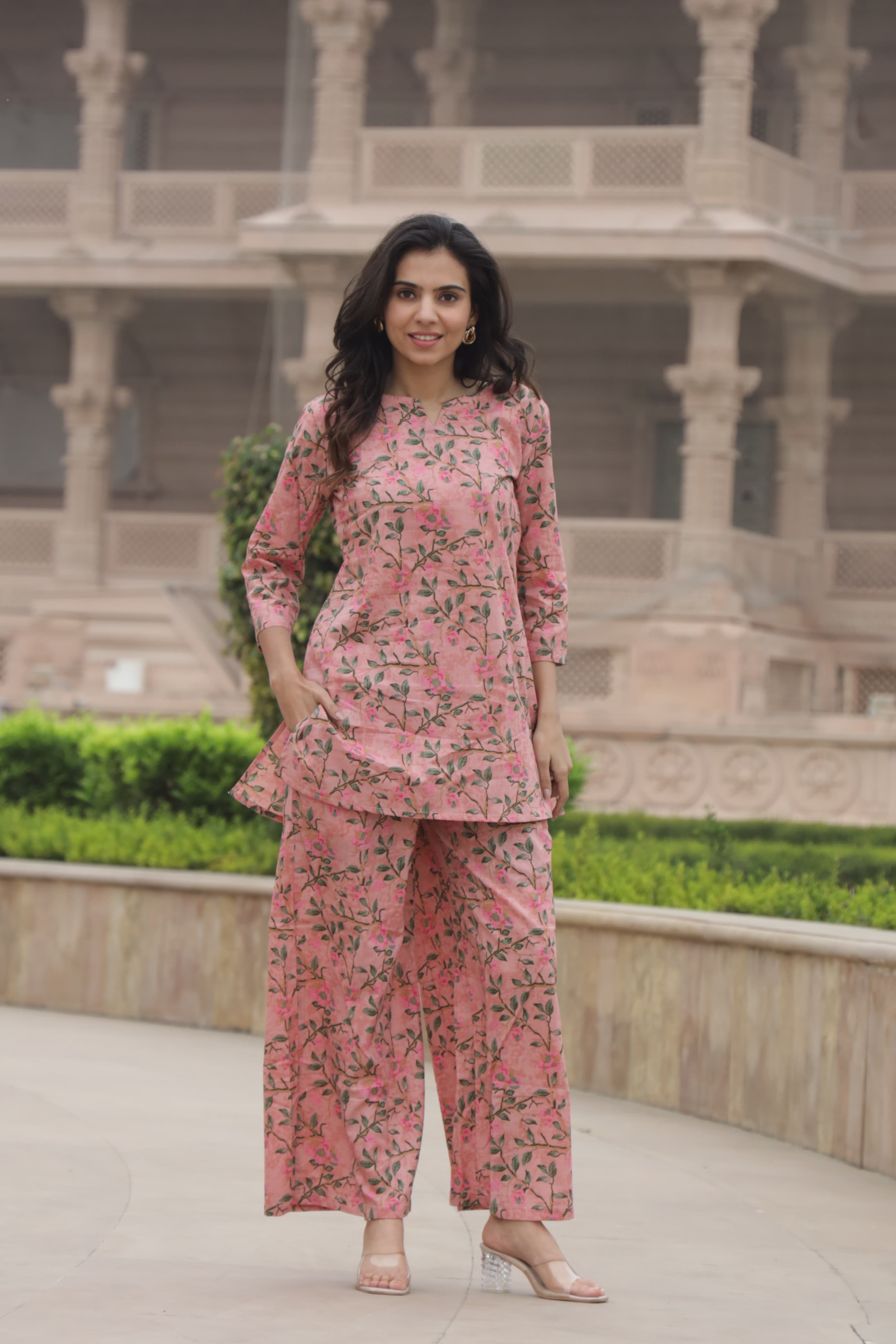 Bagru Elegance Co-Ord Set Dress