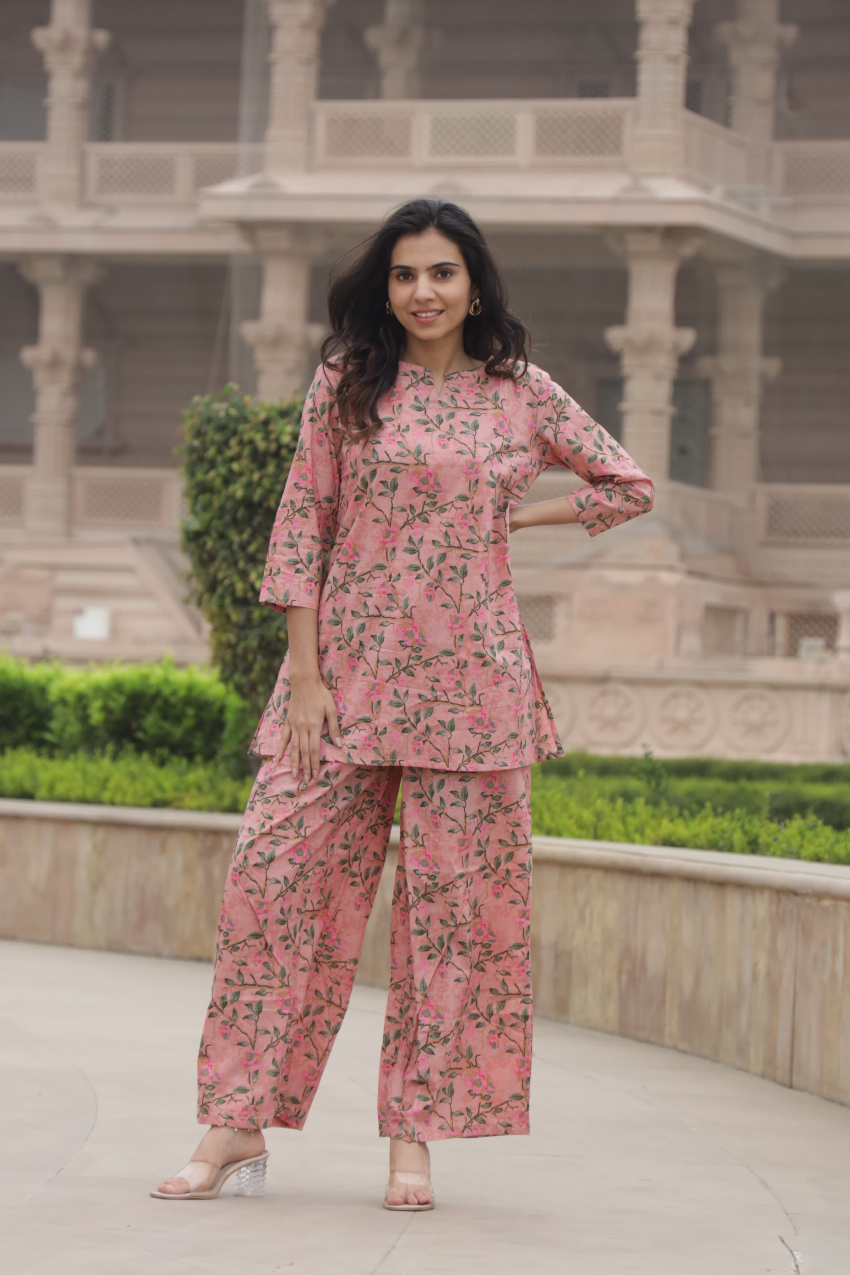 Bagru Elegance Co-Ord Set Dress