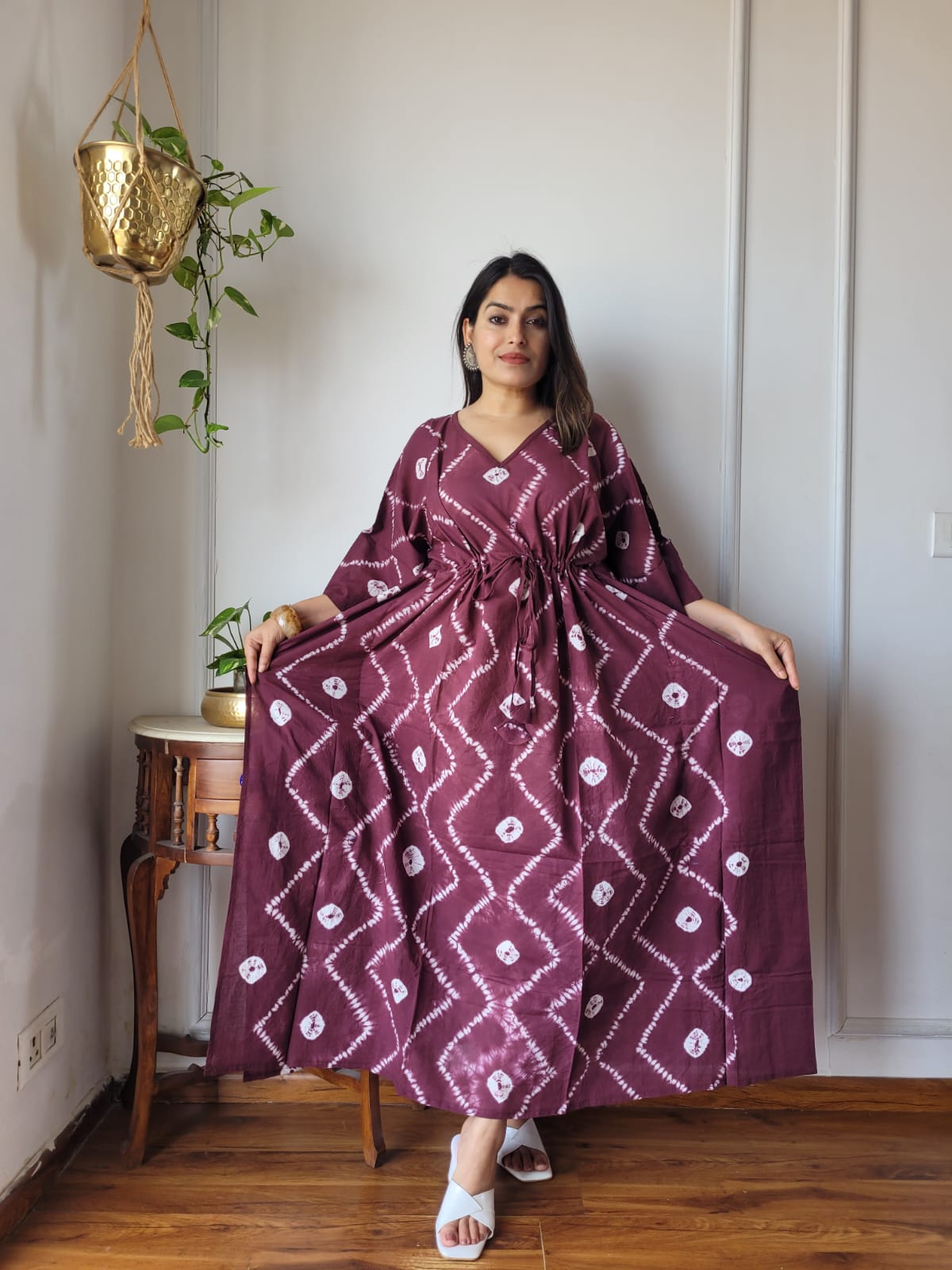 Women's Long Kaftan | Soft & Breathable Summer Wear