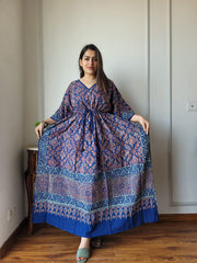 Women's Long Kaftan | Comfortable Everyday Cotton Wear