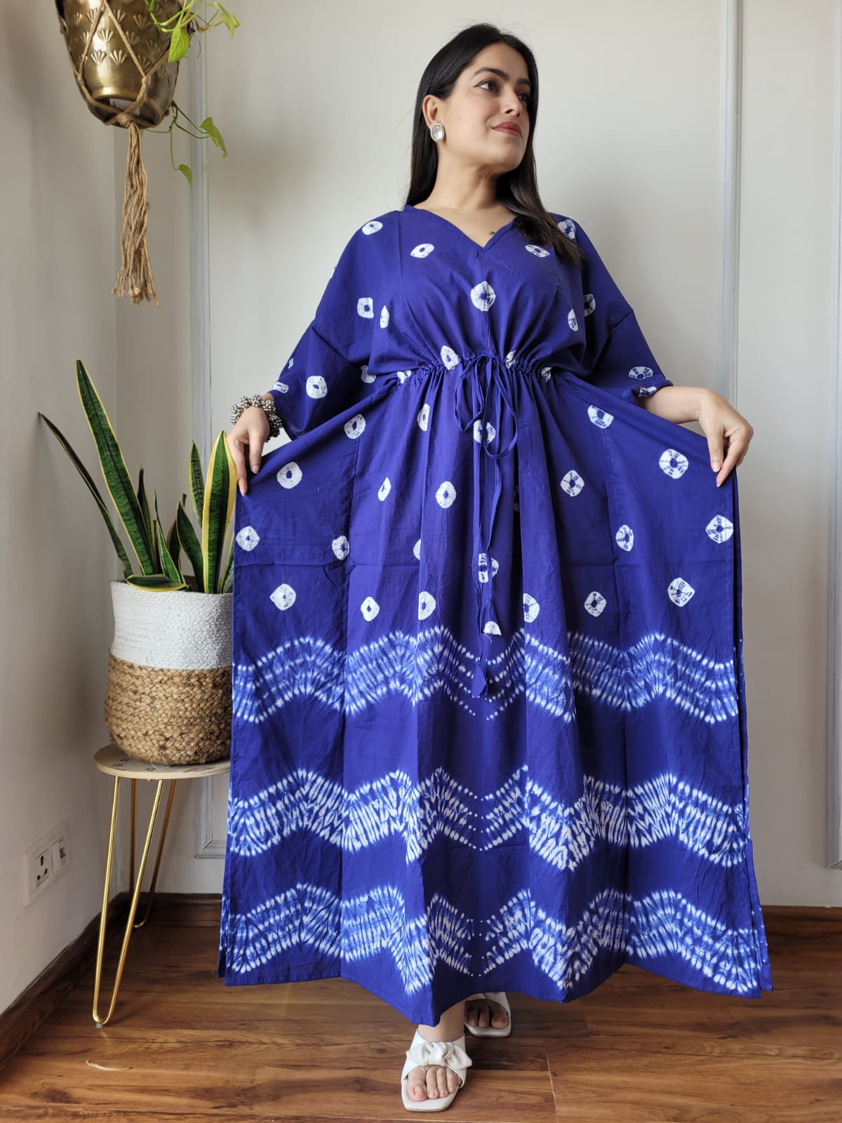 Women's Long Kaftan | Premium Jaipur Cotton Kaftan